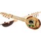 Party Central Pack of 6 Brown and Green Coconut Ukulele Luau Party Decorations 17''